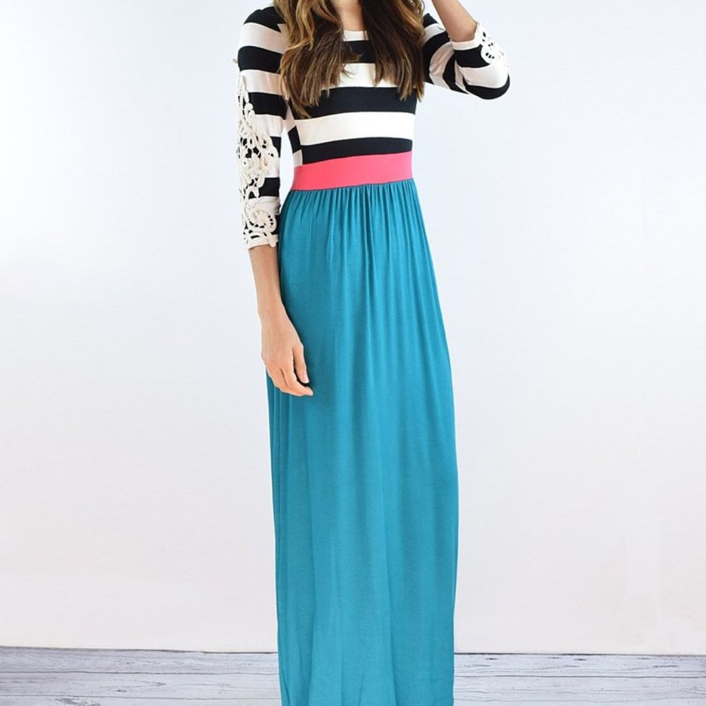 Teal  Maxi Dress